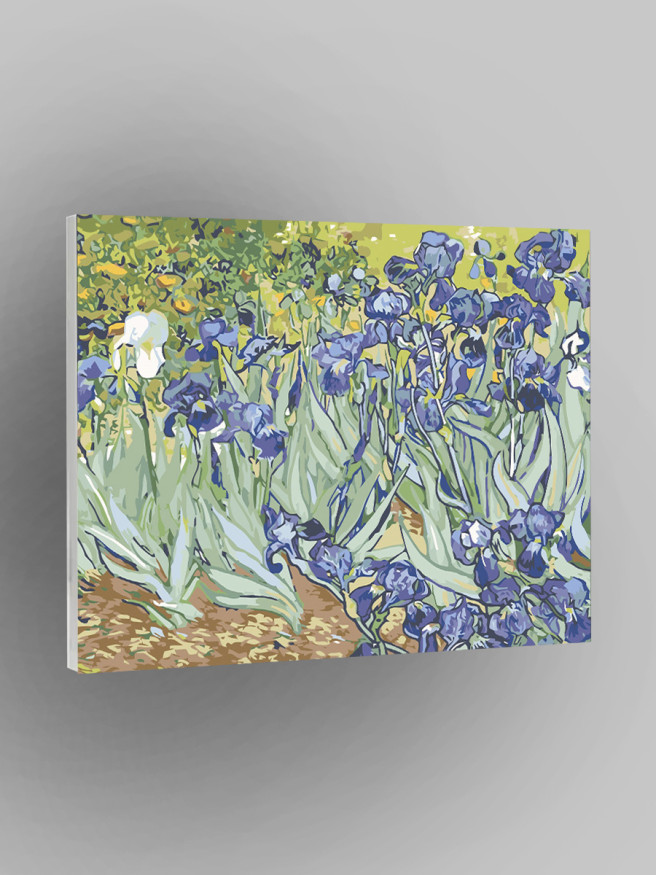 Raqamlar bo&amp;#039;yicha rasm &amp;quot;Vinsent Van Gog - Irislar&amp;quot;