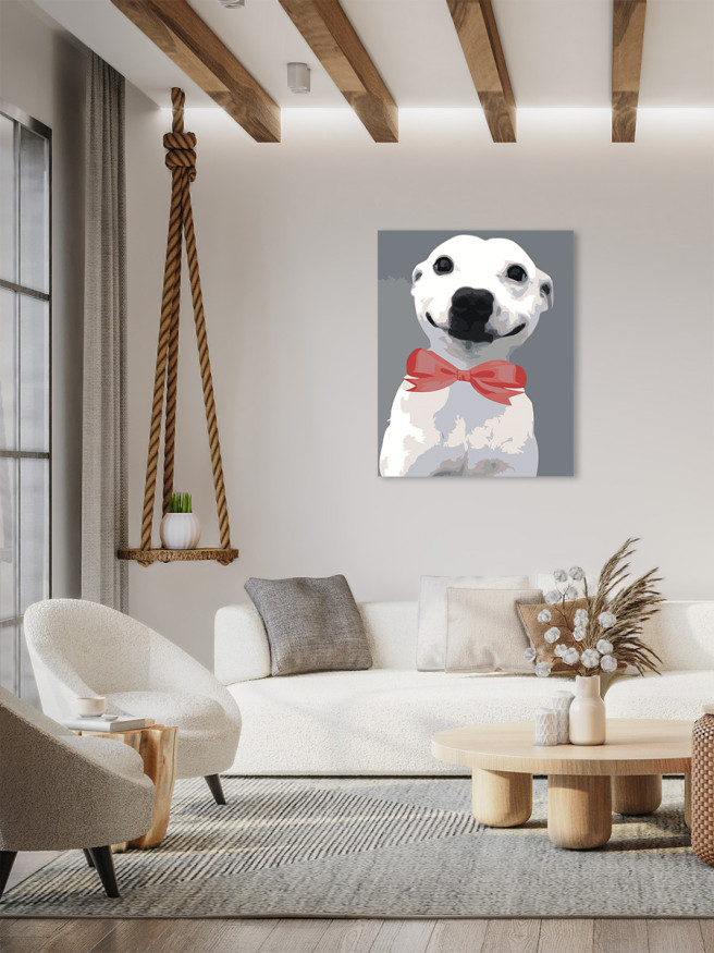 Raqamlar bo&amp;#039;yicha rasm &amp;quot; Qiziqarli it&amp;quot;