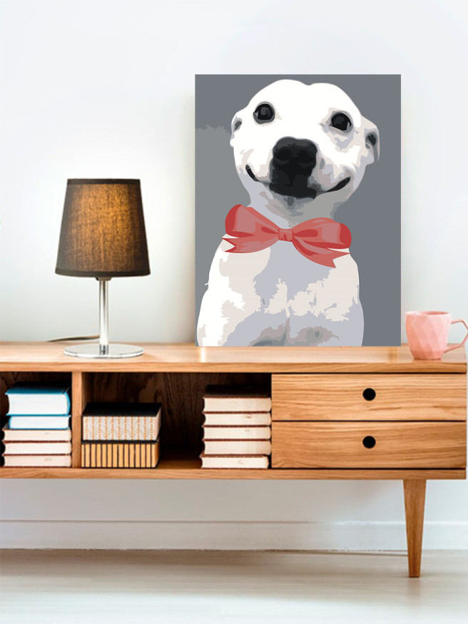 Raqamlar bo&amp;#039;yicha rasm &amp;quot; Qiziqarli it&amp;quot;