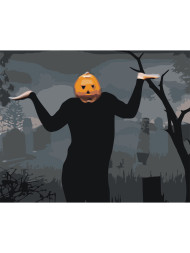 Raqamlar bo&#039;yicha rasm &quot;Meme Inson-qovoq raqsga tushmoqda 3&quot; 