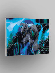 Картина по номерам &amp;quot;Волк&amp;quot;