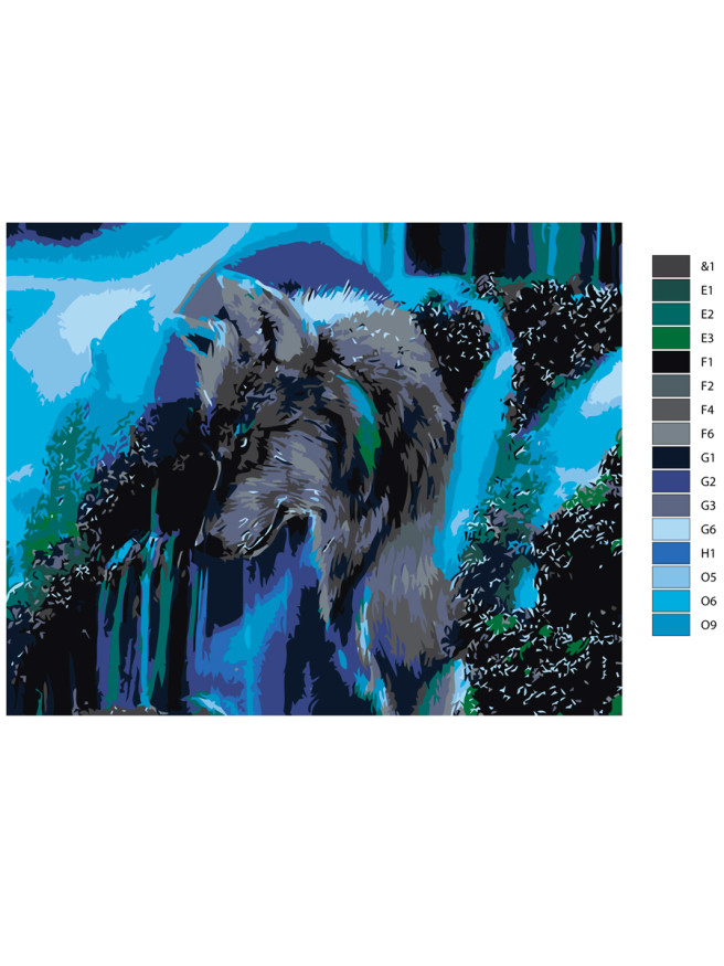 Raqamlar bo&amp;#039;yicha rasm &amp;quot;Bo&amp;#039;ri&amp;quot;