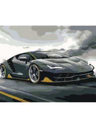 Raqamlar bo&#039;yicha rasm &quot;Lamborghini&quot;
