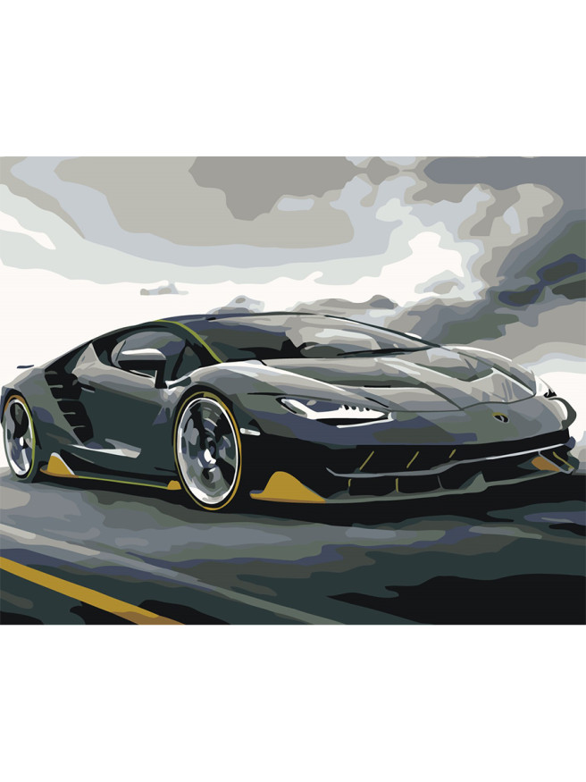 Raqamlar bo&amp;#039;yicha rasm &amp;quot;Lamborghini&amp;quot;