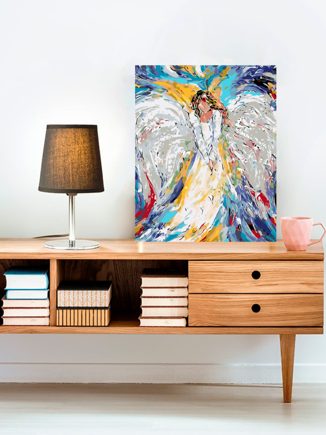 Картина по номерам &amp;quot;Белый ангел&amp;quot;