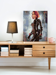 Raqamlar bo&#039;yicha rasm &quot;Qora beva&quot;