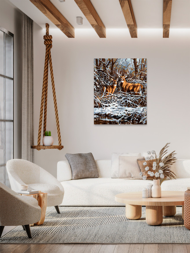 Raqamlar bo&amp;#039;yicha rasm &amp;quot;Kiyiklar&amp;quot;