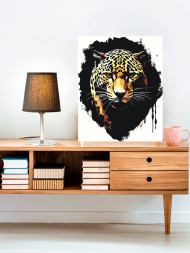 Raqamlar bo&#039;yicha rasm &quot;Leopard&quot;