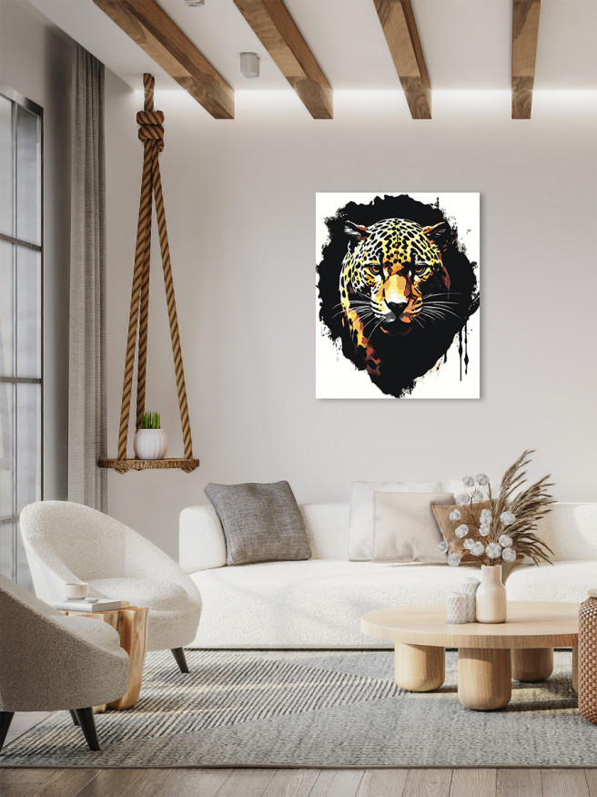 Raqamlar bo&amp;#039;yicha rasm &amp;quot;Leopard&amp;quot;