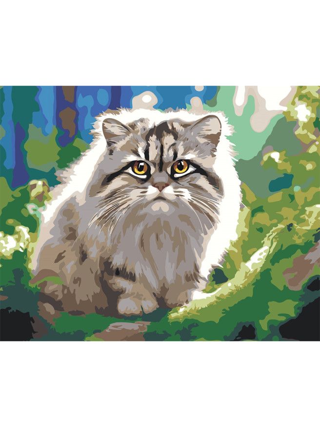 Картина по номерам &amp;quot;Пушистый котик&amp;quot;