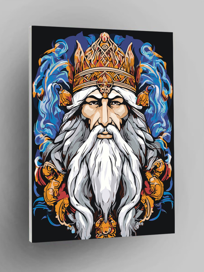 Картина по номерам &amp;quot;Король с золотой короной&amp;quot;