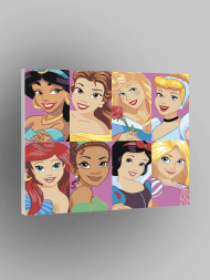 Raqamlar bo‘yicha rasm "Disney malikalari"