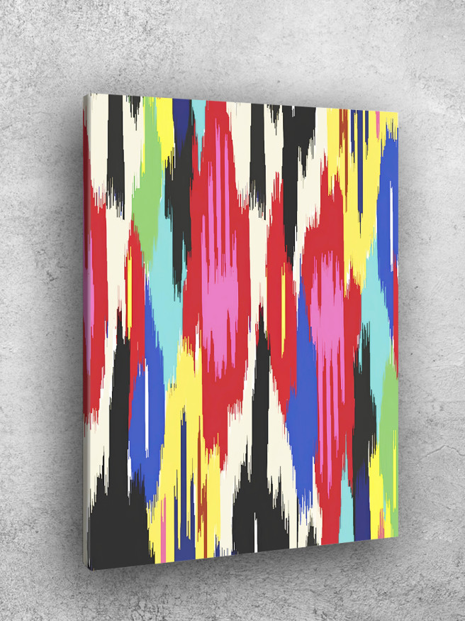 Holstga bosilgan poster &amp;quot;Sharq ranglari palitrasi&amp;quot;