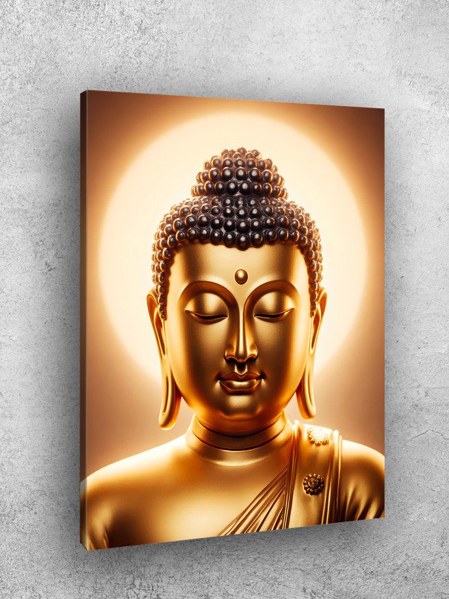 Постер на холсте &amp;quot;Золотое сияние Будды&amp;quot;