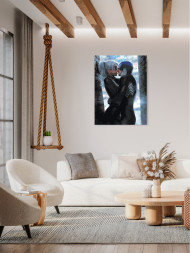 Картина по номерам &amp;quot;Поцелуй супергероев&amp;quot;