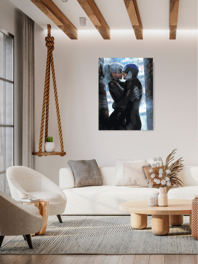 Raqamlar bo&amp;#039;yicha rasm &amp;quot;Superqaxramonlar o&amp;#039;pishishi&amp;quot;