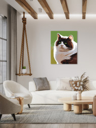 Raqamlar bo&#039;yicha rasm &quot;To&#039;liq mushuk&quot;