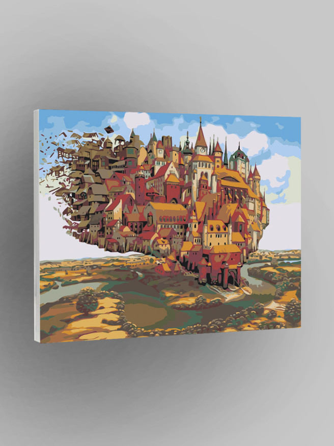 Raqamlar bo&amp;#039;yicha rasm &amp;quot;Uchar qal&amp;#039;a&amp;quot; 