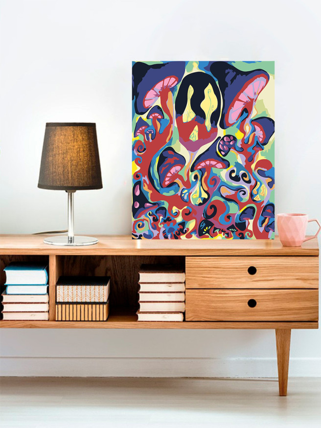 Raqamlar bo&amp;#039;yicha rasm &amp;quot;Qo&amp;#039;ziqorinlar&amp;quot;