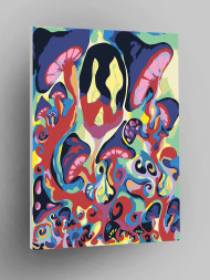 Картина по номерам &amp;quot;Грибы&amp;quot;