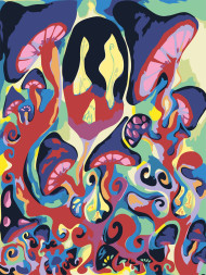 Картина по номерам &amp;quot;Грибы&amp;quot;