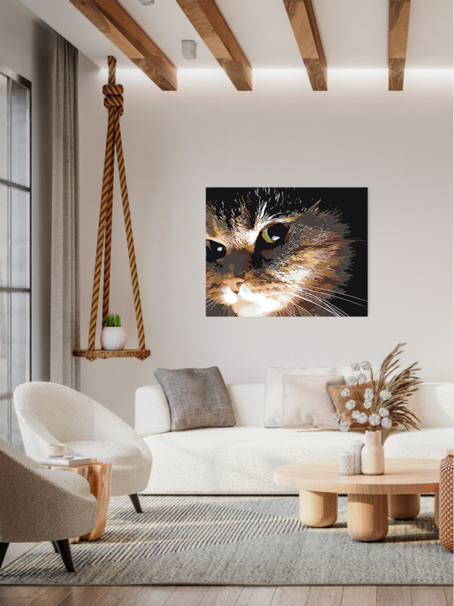 Картина по номерам &amp;quot;Рыжий кот&amp;quot;
