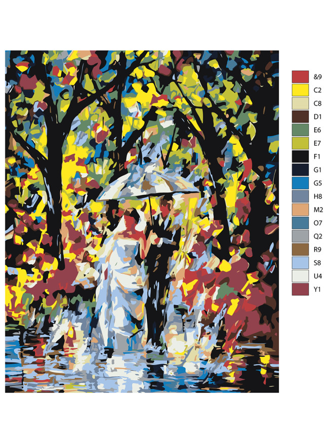 Raqamlar bo&amp;#039;yicha rasm &amp;quot;To&amp;#039;y&amp;quot;