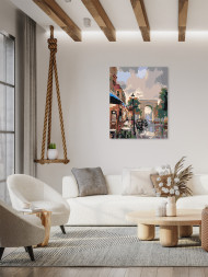 Картина по номерам &amp;quot;Городской пейзаж&amp;quot;