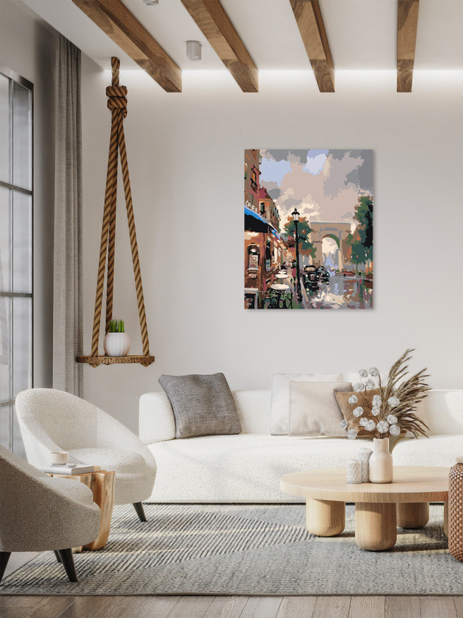 Raqamlar bo&amp;#039;yicha rasm &amp;quot;Shahar manzarasi&amp;quot;