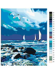 Raqamlar bo&#039;yicha rasm &quot;Ko&#039;proq&quot;