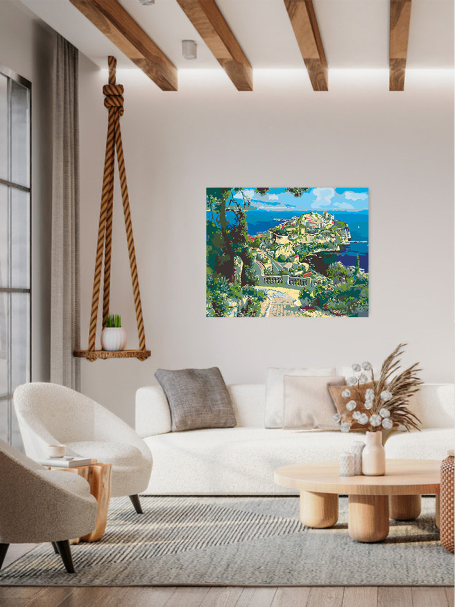 Raqamlar bo&amp;#039;yicha rasm &amp;quot;Manzara&amp;quot;