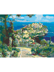 Raqamlar bo&#039;yicha rasm &quot;Manzara&quot;