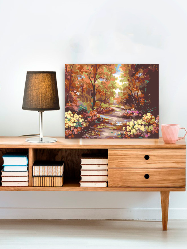 Картина по номерам &amp;quot;Тропинка в осеннем лесу&amp;quot;