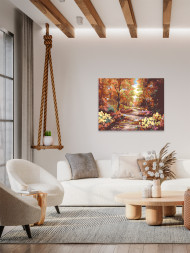 Картина по номерам &amp;quot;Тропинка в осеннем лесу&amp;quot;