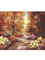 Картина по номерам &amp;quot;Тропинка в осеннем лесу&amp;quot;