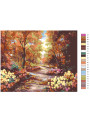Картина по номерам &amp;quot;Тропинка в осеннем лесу&amp;quot;