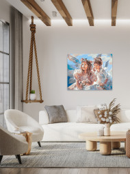 Картина по номерам &amp;quot;Дети-ангелочки&amp;quot;