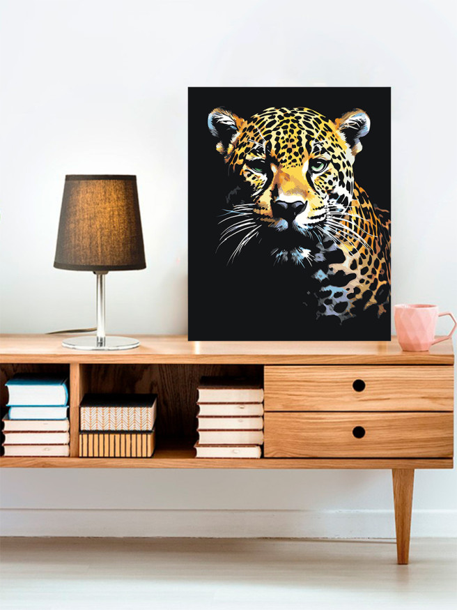 Raqamlar bo&amp;#039;yicha rasm &amp;quot;Chiroyli leopard&amp;quot;