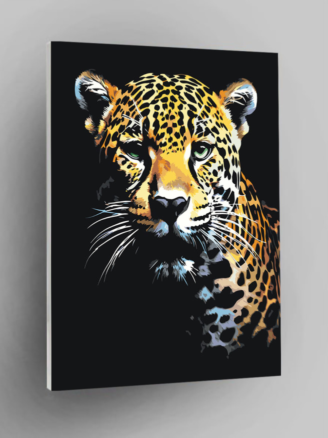 Raqamlar bo&amp;#039;yicha rasm &amp;quot;Chiroyli leopard&amp;quot;