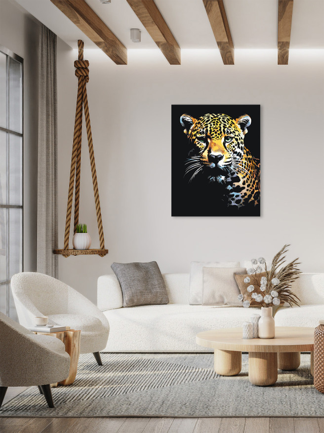 Raqamlar bo&amp;#039;yicha rasm &amp;quot;Chiroyli leopard&amp;quot;