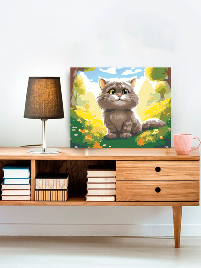 Картина по номерам &amp;quot;Смешной котёнок&amp;quot;