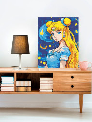 Картина по номерам &amp;quot;Красивая девушка&amp;quot;