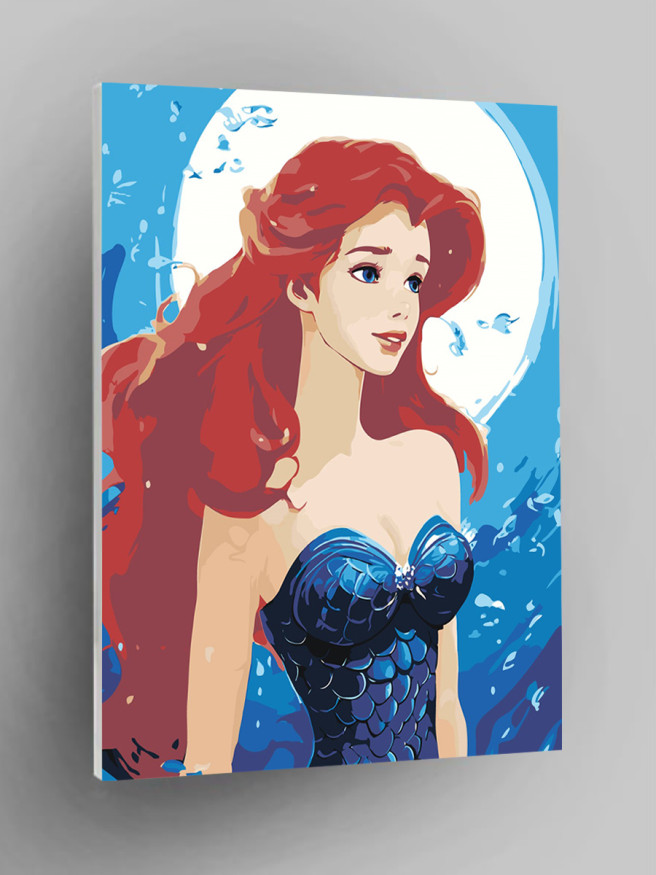 Картина по номерам &amp;quot;Красноволосая девушка&amp;quot;
