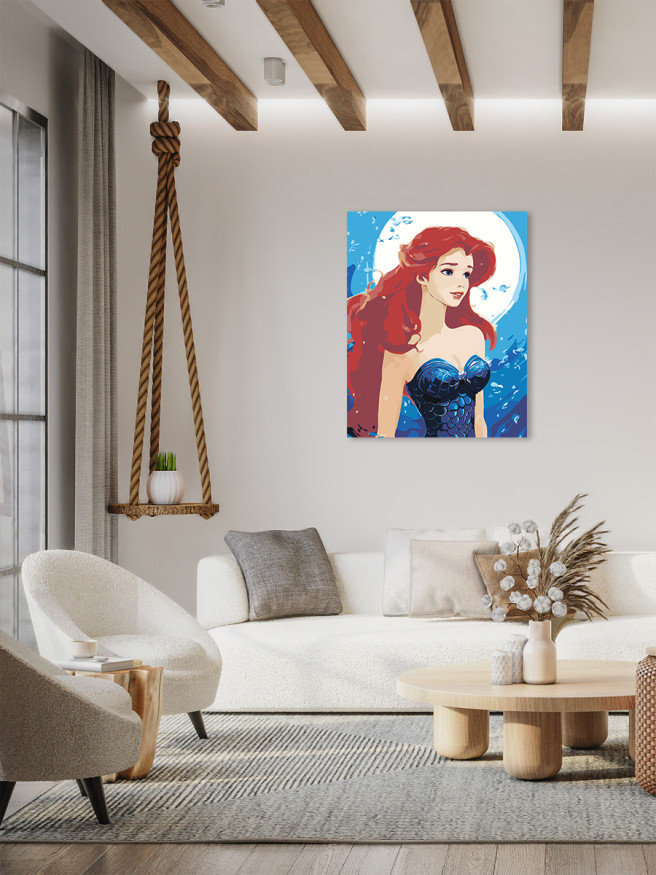 Картина по номерам &amp;quot;Красноволосая девушка&amp;quot;