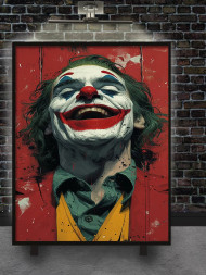 Постер на холсте &amp;quot;Улыбка Джокера&amp;quot;