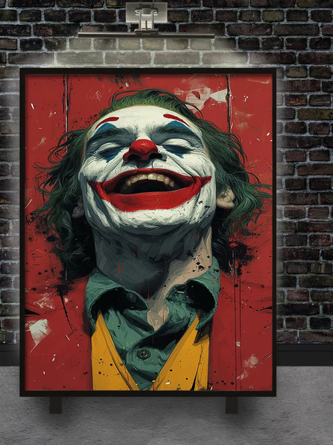 Постер на холсте &amp;quot;Улыбка Джокера&amp;quot;