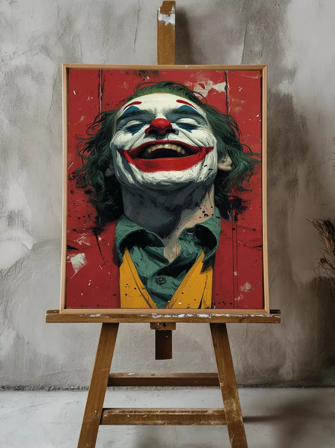 Постер на холсте &amp;quot;Улыбка Джокера&amp;quot;
