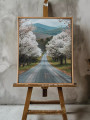 Постер на холсте &amp;quot;Весенняя дорога в горах&amp;quot;