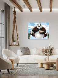 Raqamlar bo‘yicha rasm &quot;Kung-Fu Panda&quot;