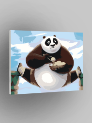 Raqamlar bo‘yicha rasm &quot;Kung-Fu Panda&quot;